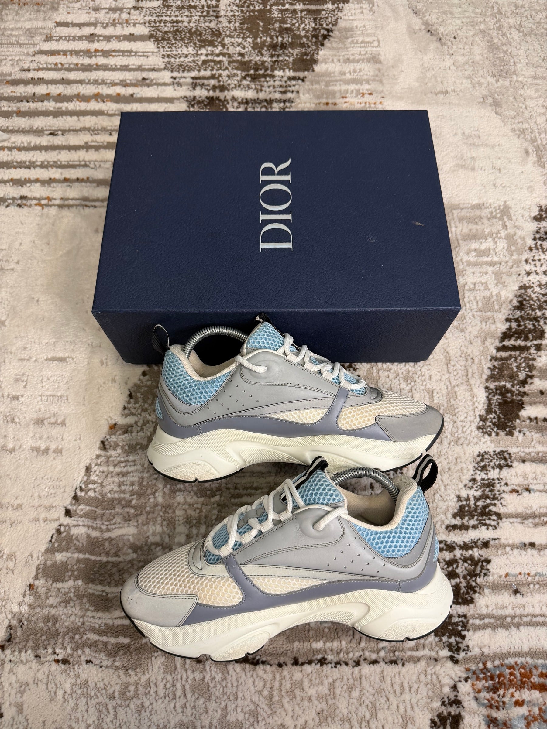 Dior B22 Trainers EU41 UK7 - Light Blue & Grey