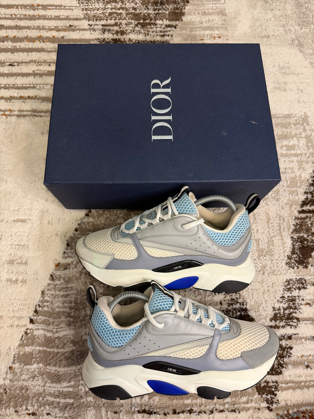 Dior B22 Trainers EU41 UK7 - Light Blue & Grey