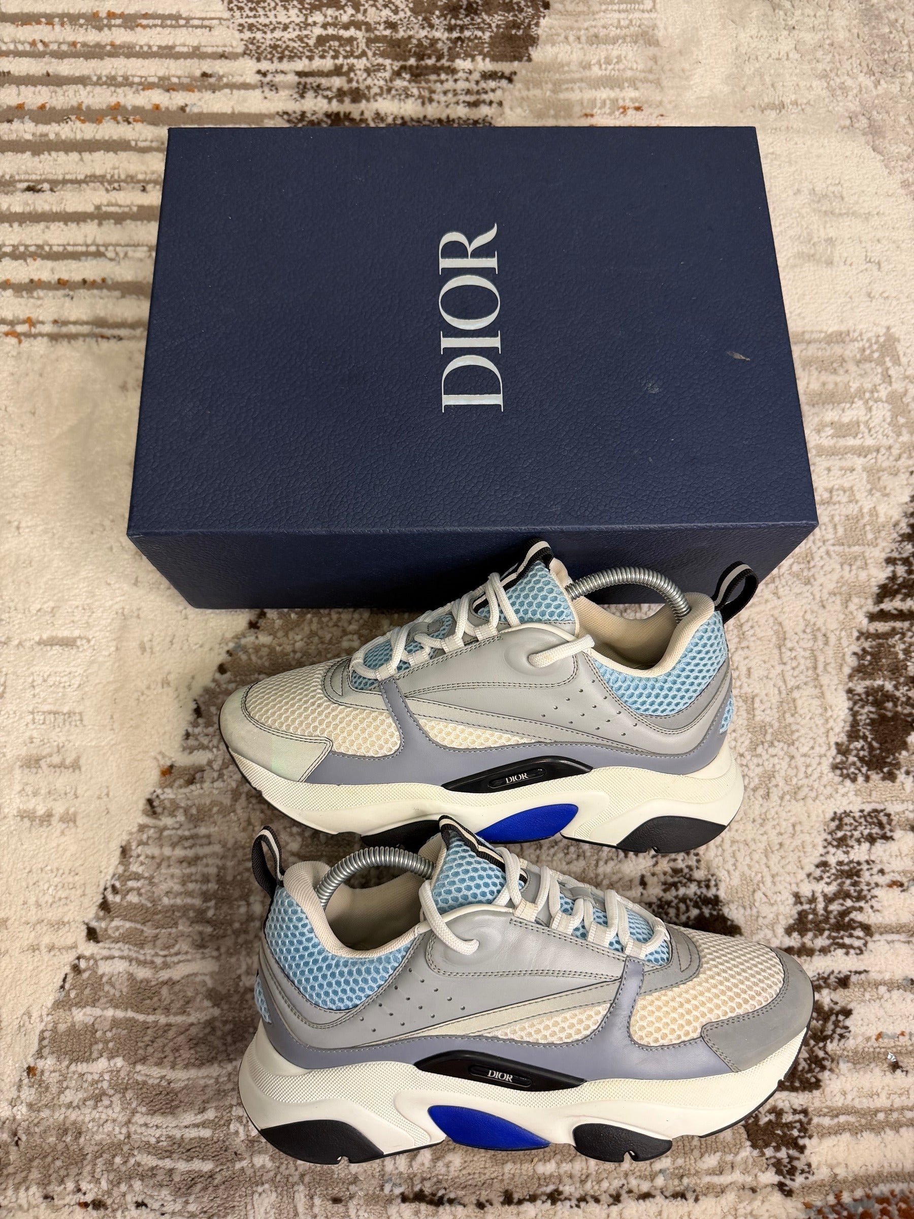 Dior B22 Trainers EU41 UK7 - Light Blue & Grey
