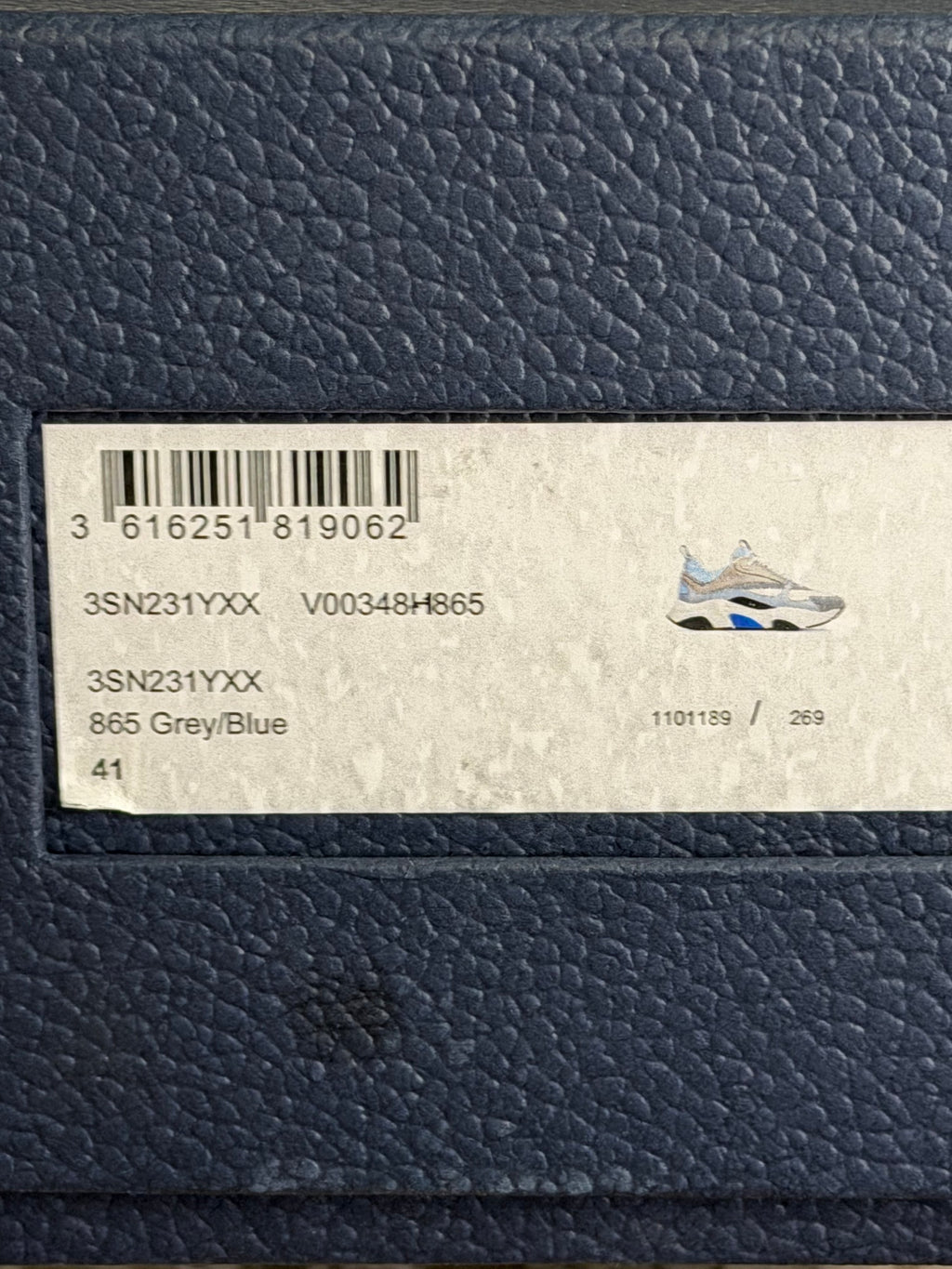Dior B22 Trainers EU41 UK7 - Light Blue & Grey