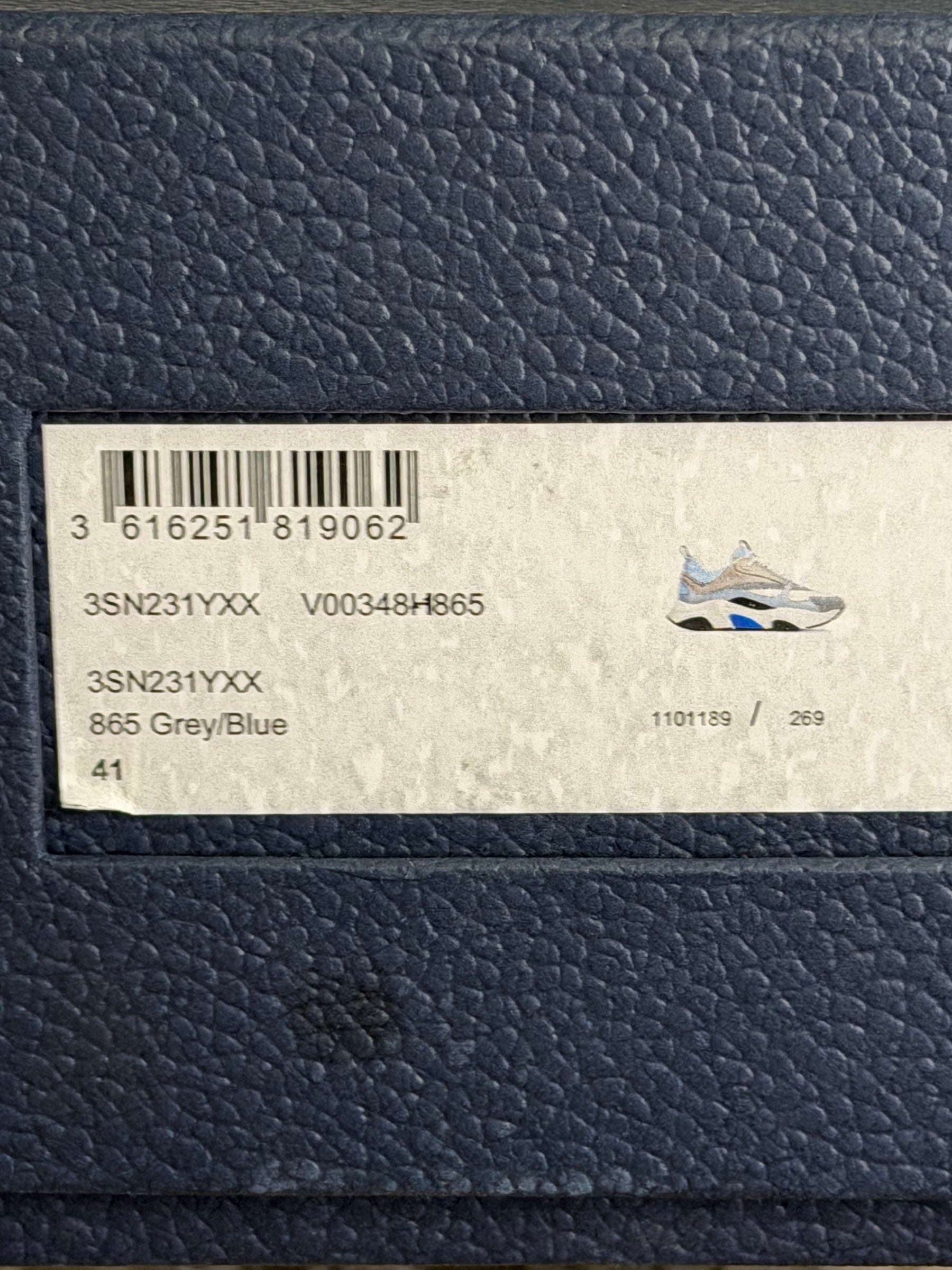 Dior B22 Trainers EU41 UK7 - Light Blue & Grey