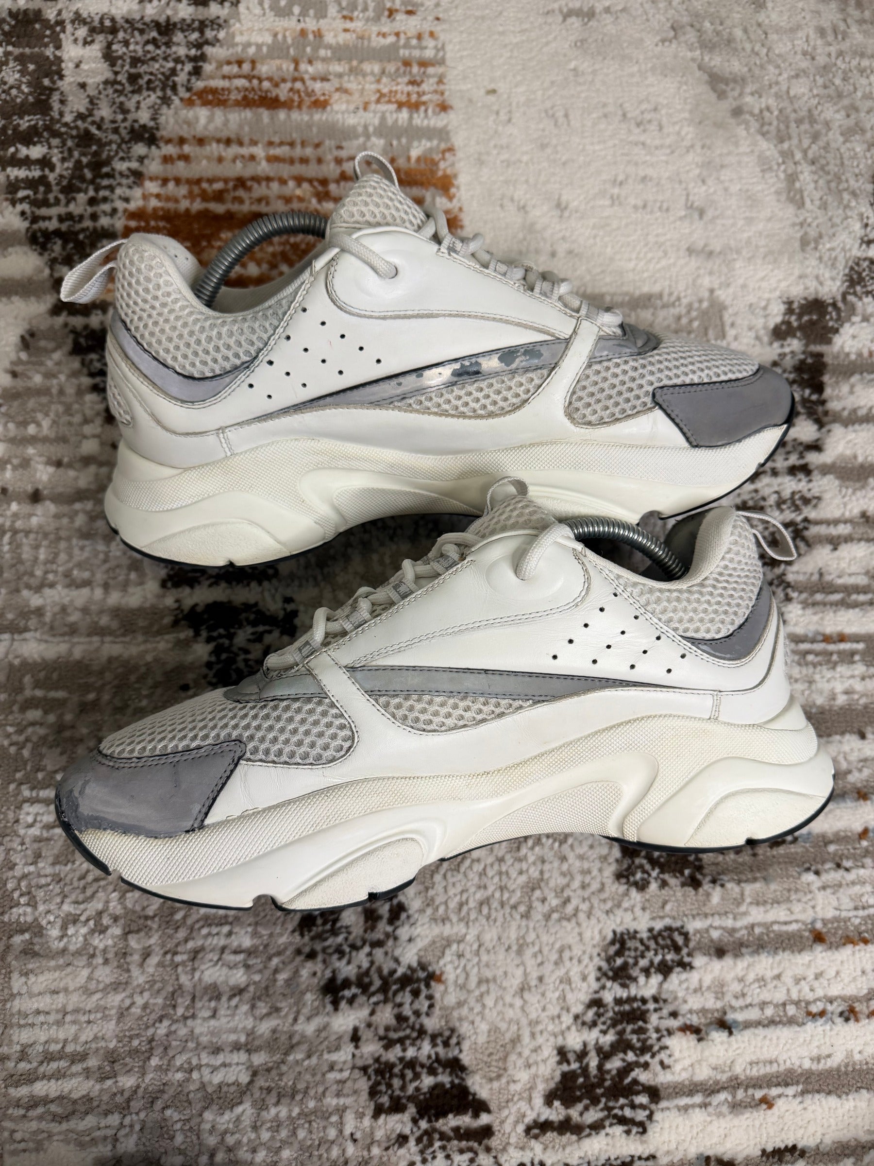 Dior B22 Trainers EU44 UK10 - Triple White - Budget Pair with Damage