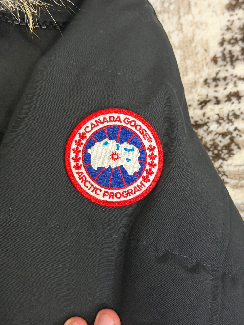 Canada Goose Carson Parka Mens Large - With Original Fur - Rare