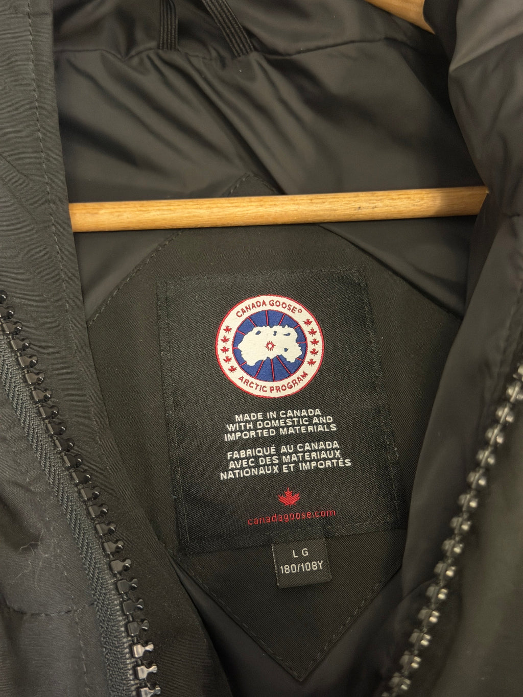 Canada Goose Carson Parka Mens Large - With Original Fur - Rare