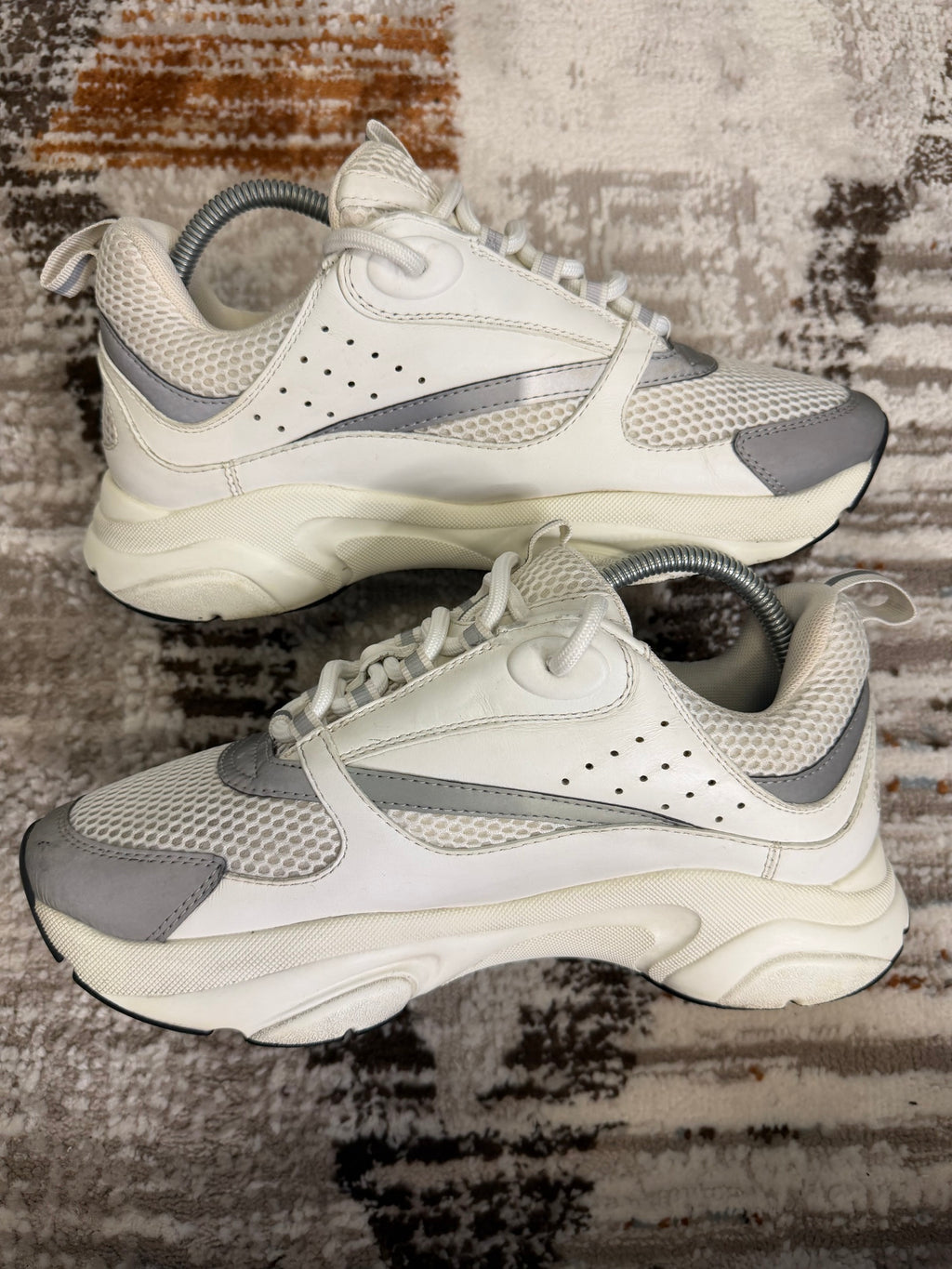 Dior B22 Trainers EU43 UK9 - Triple White - eBay Authenticated