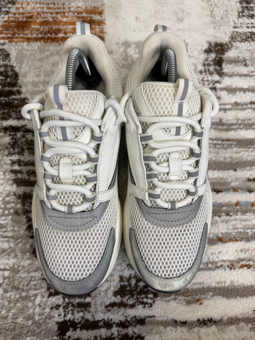 Dior B22 Trainers EU43 UK9 - Triple White - eBay Authenticated