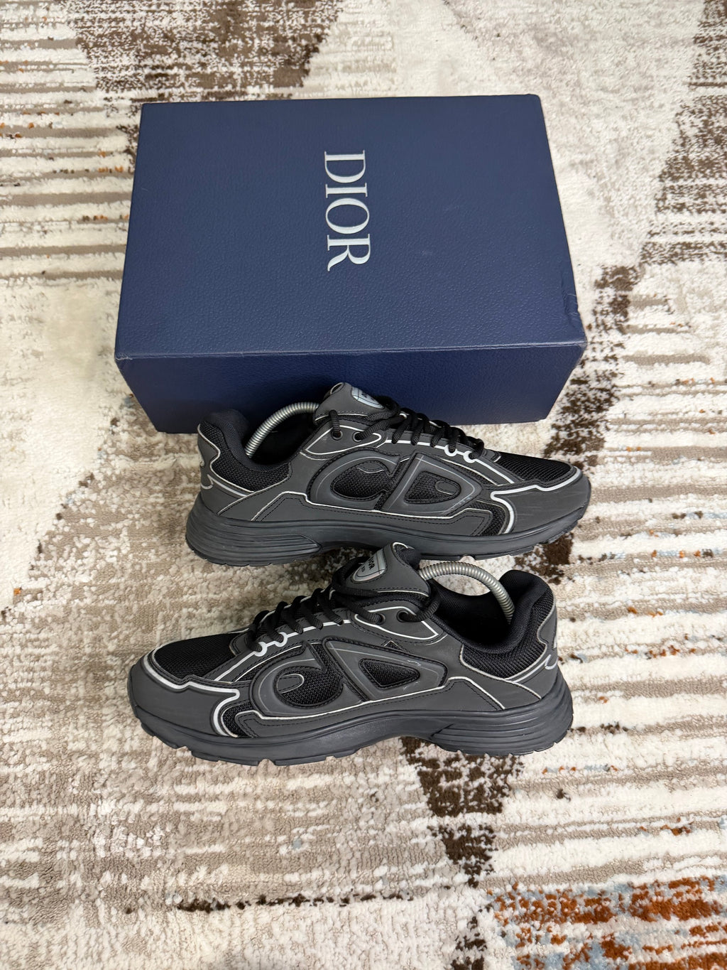 Dior B30 Trainers EU45 UK11 - Triple Black - With Original Box & Spare Laces