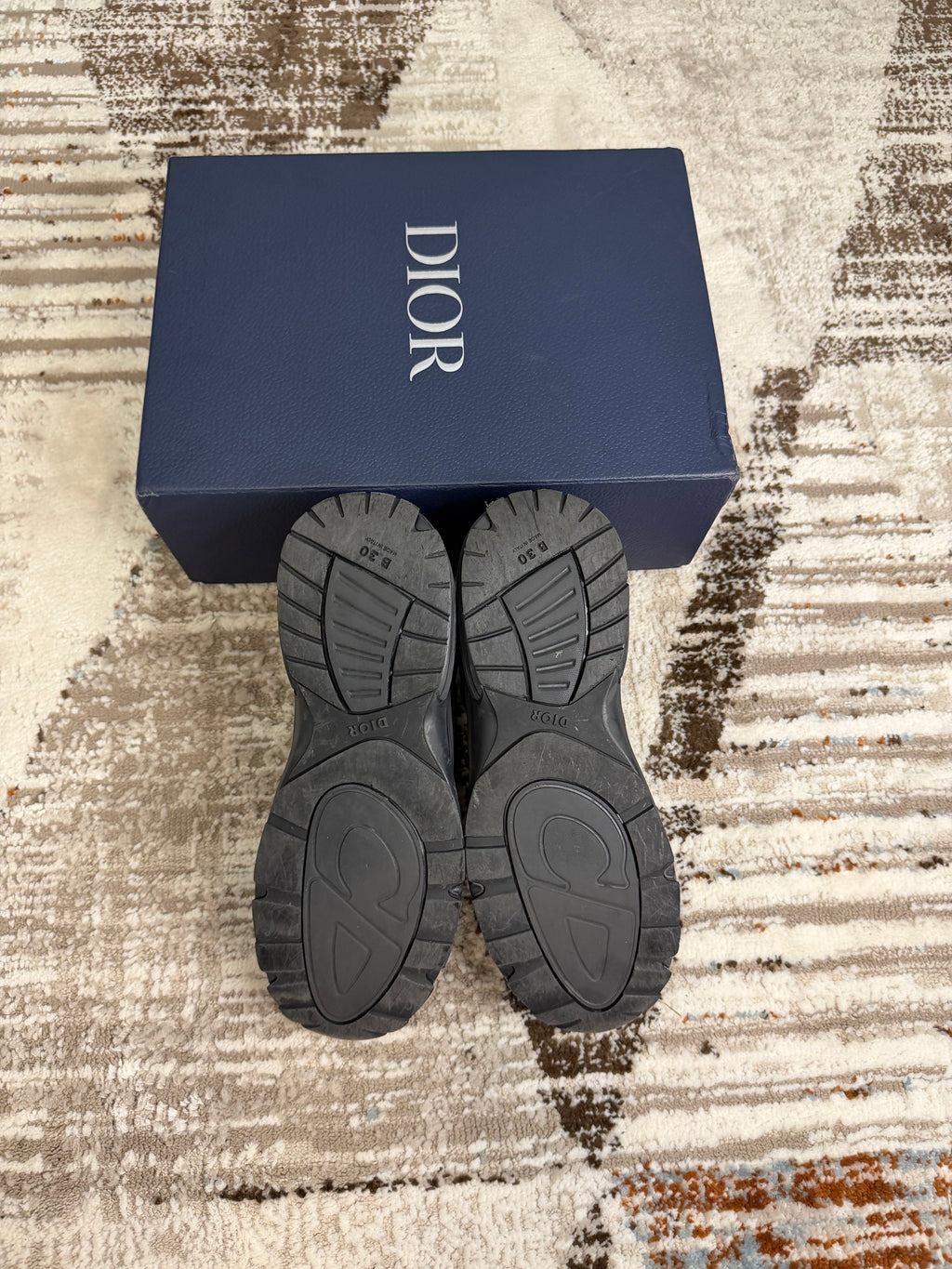 Dior B30 Trainers EU45 UK11 - Triple Black - With Original Box & Spare Laces