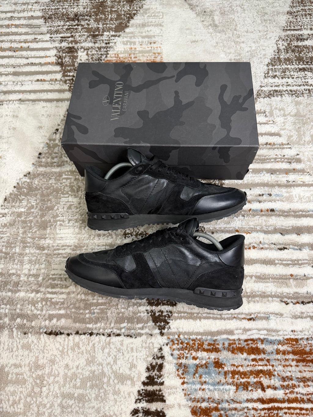 Valentino Garavani Rockrunner Trainers EU44 UK10 - Black - Full Set