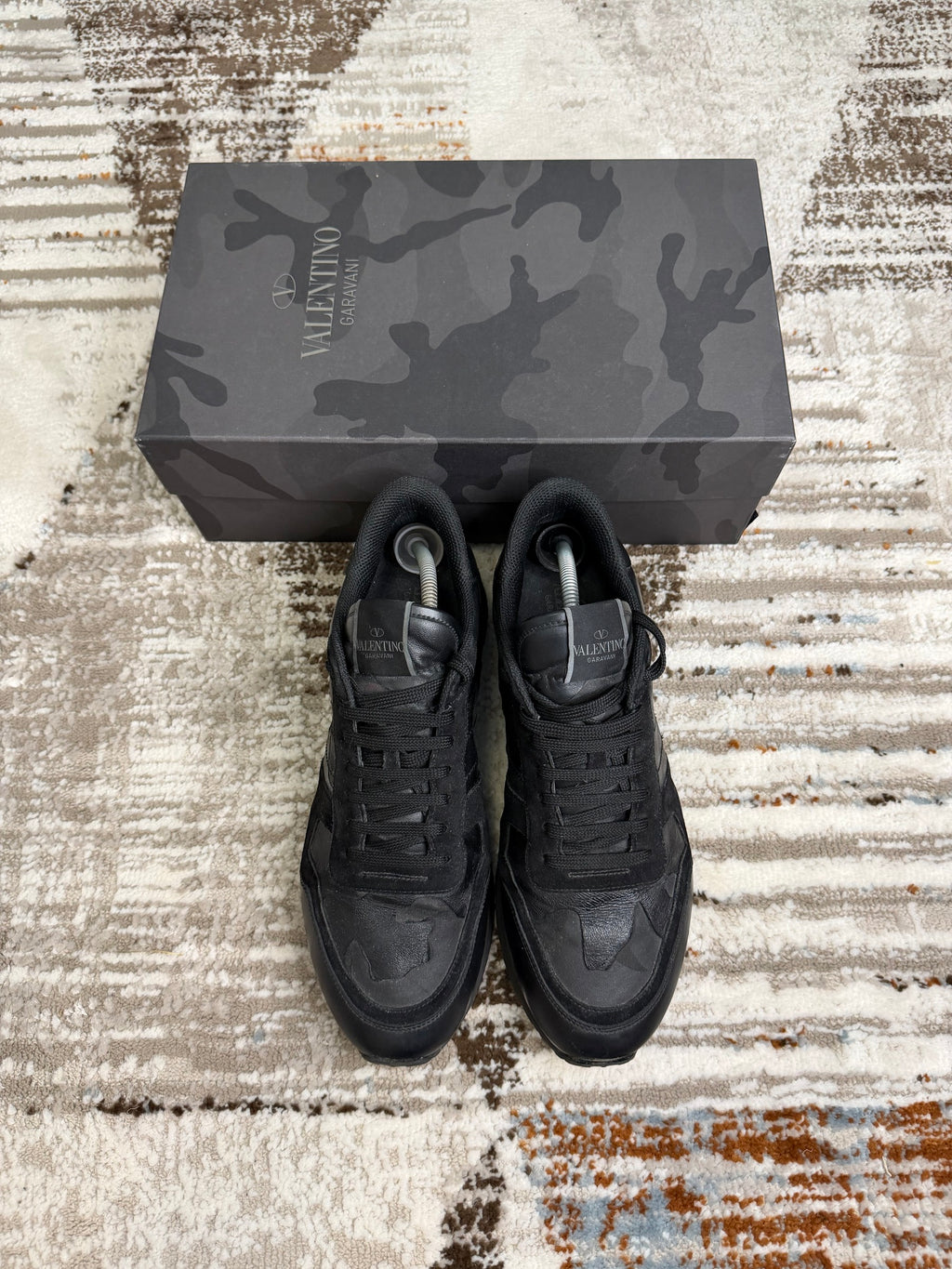 Valentino Garavani Rockrunner Trainers EU44 UK10 - Black - Full Set