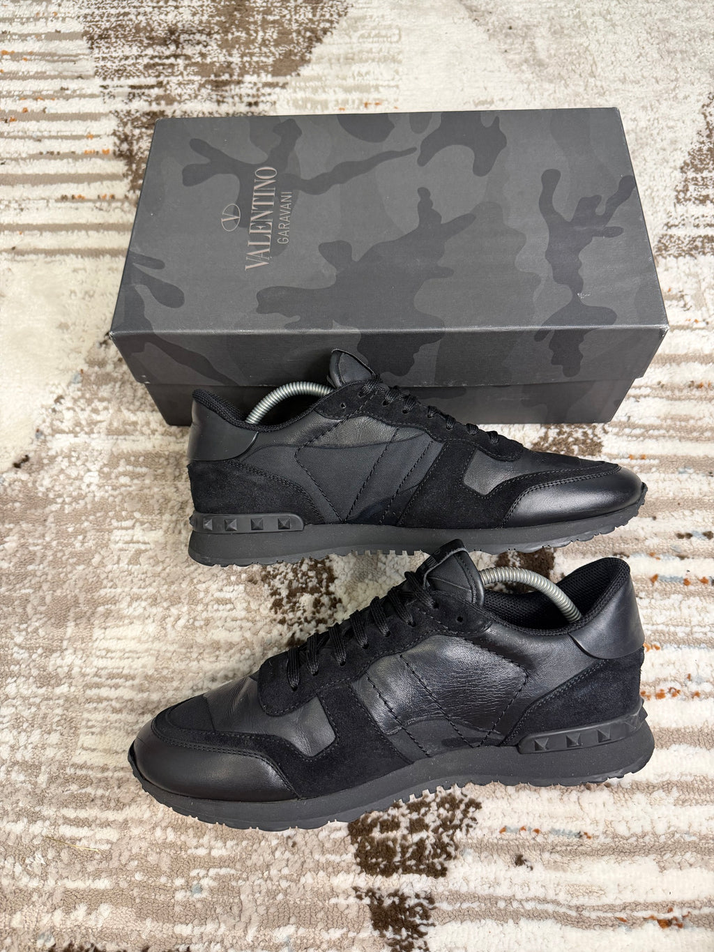 Valentino Garavani Rockrunner Trainers EU43.5 UK9.5 - Black - Full Set