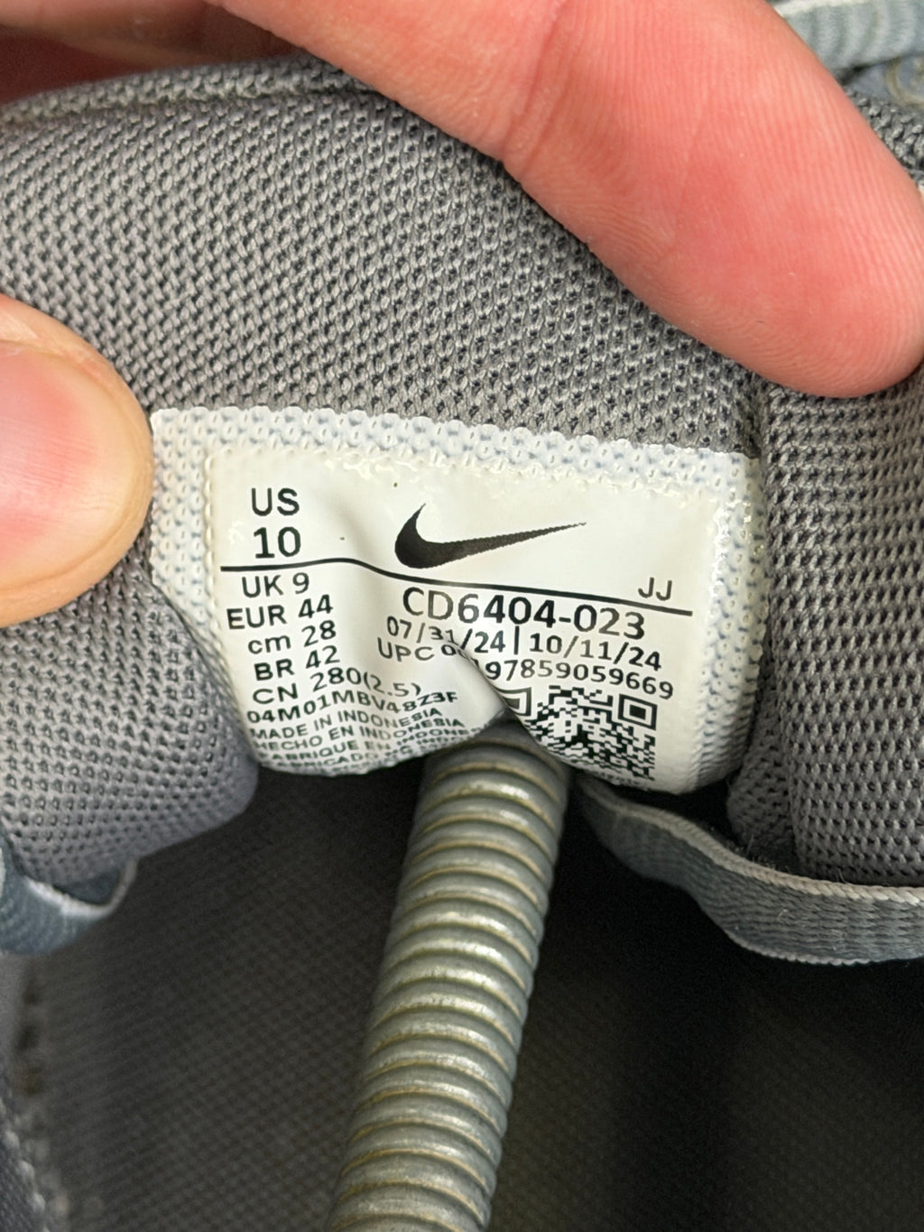 Nike P-6000 Trainers UK9 - Cool Grey