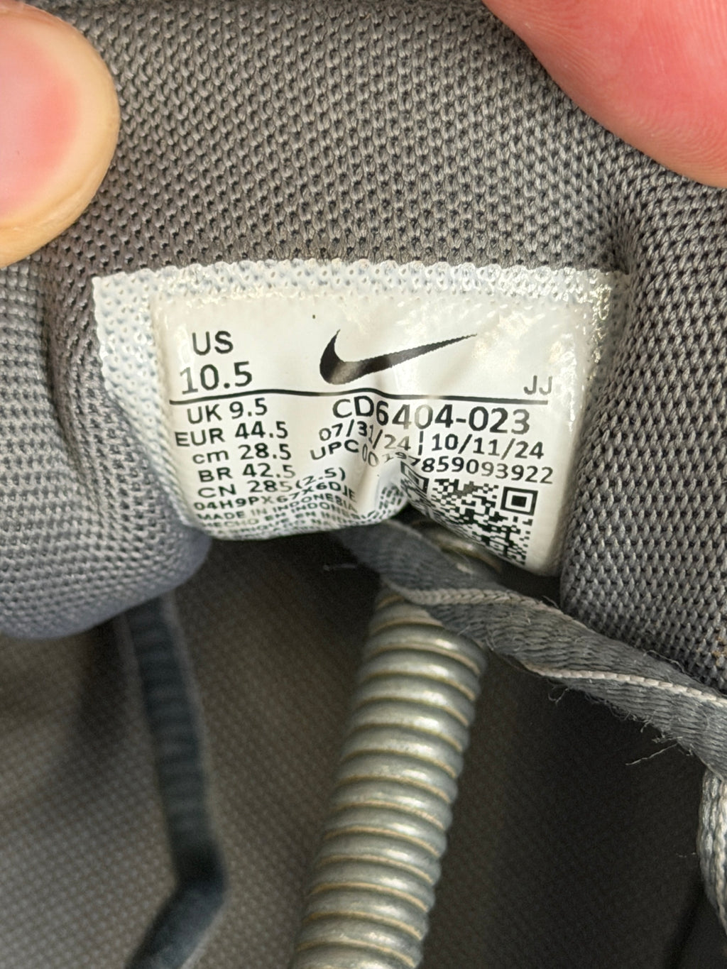 Nike P-6000 Trainers UK9.5 - Cool Grey
