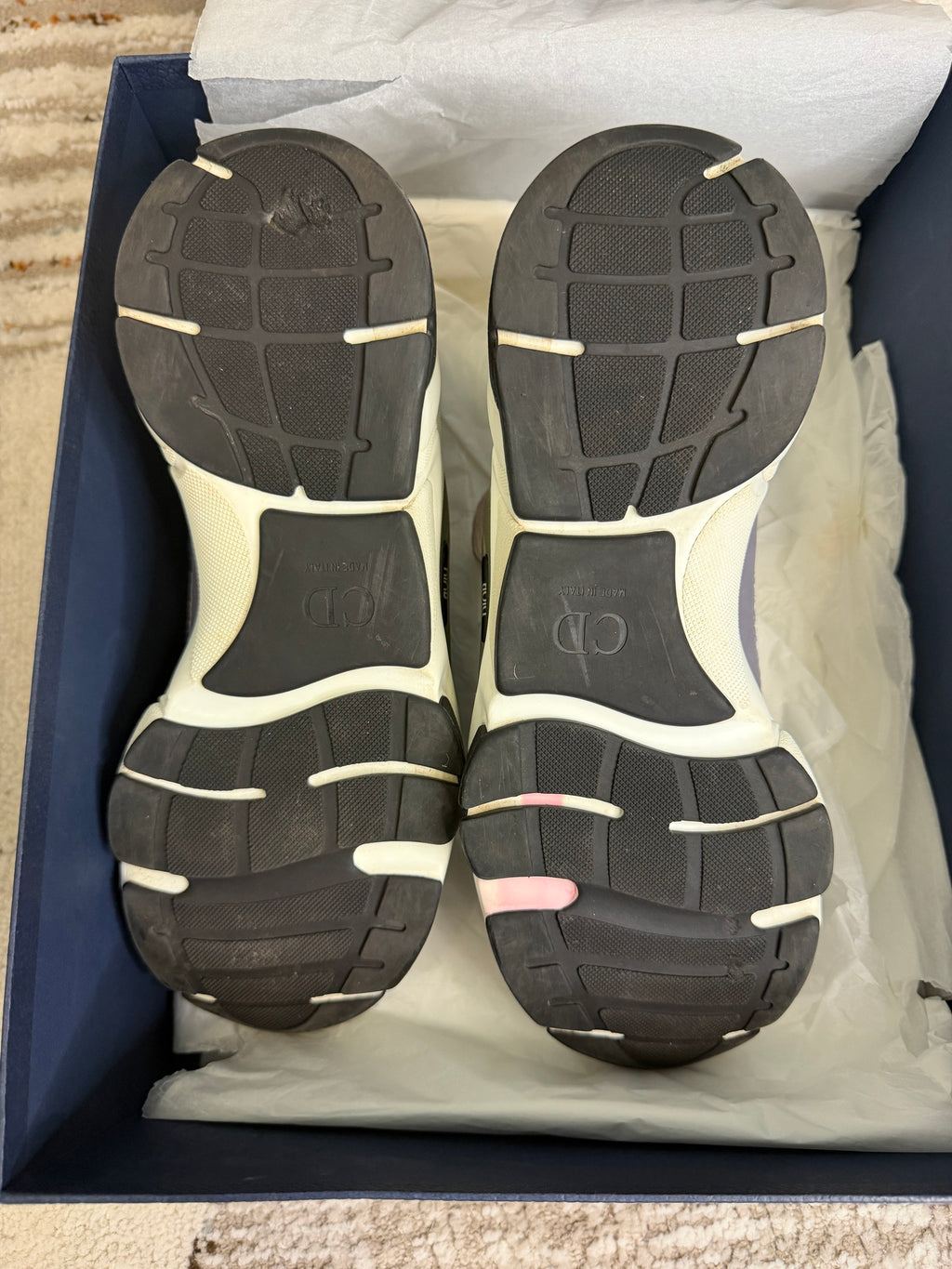 Dior B22 Trainers EU41 UK7 - Baby Blue - With Original Box