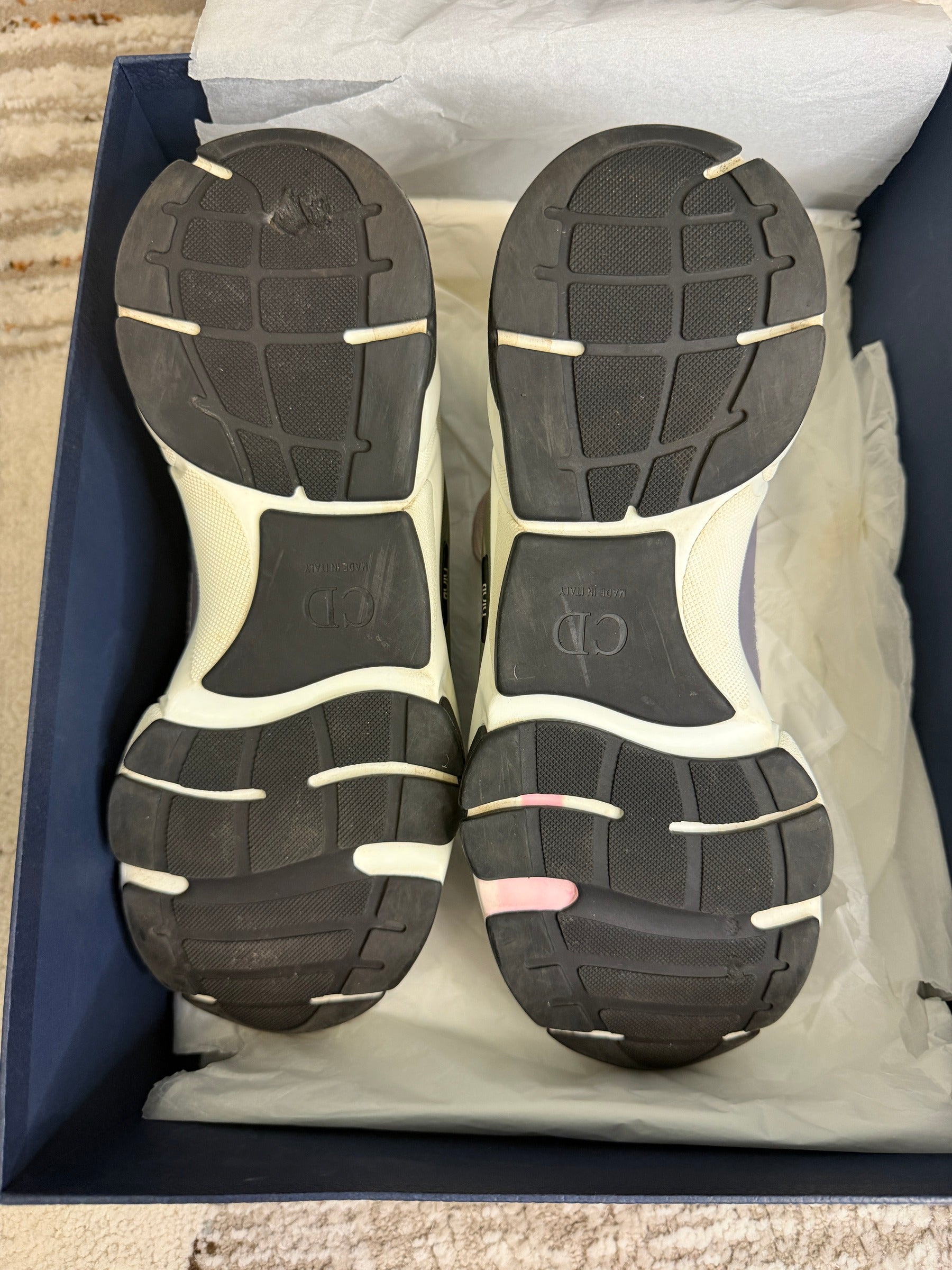Dior B22 Trainers EU41 UK7 - Baby Blue - With Original Box