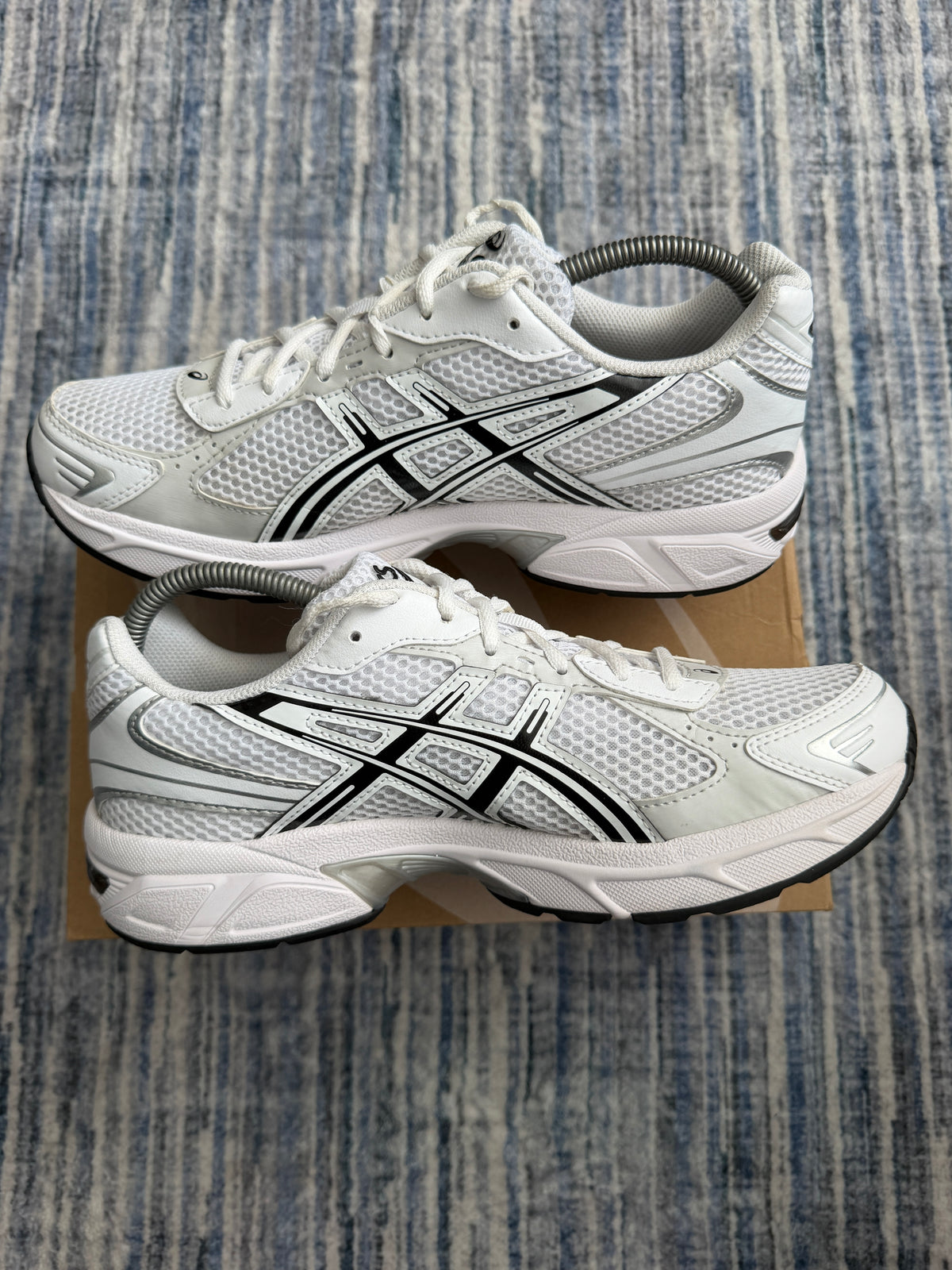 ASICS GEL-1130 White Trainers UK 7.5 With Box