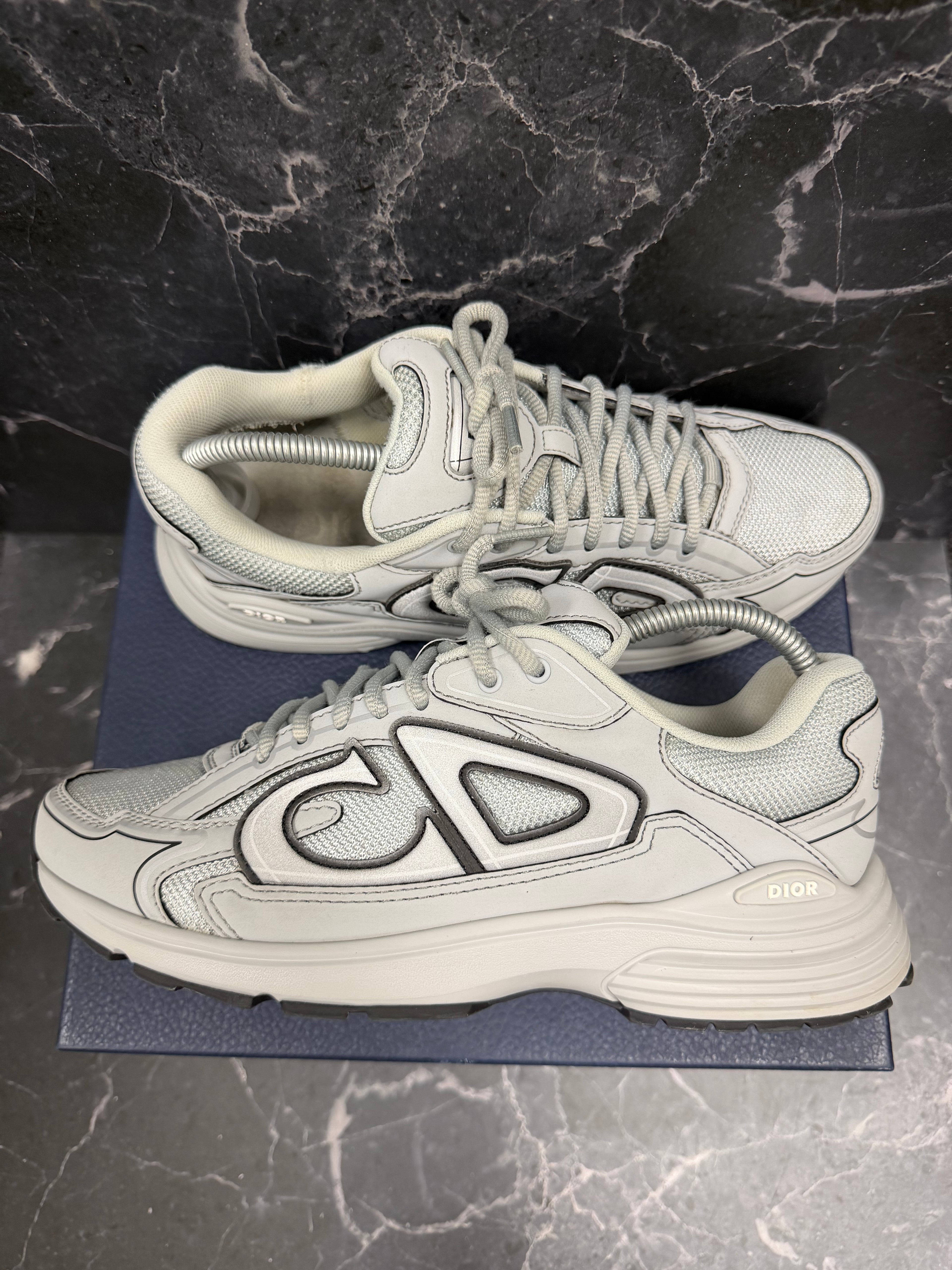 Dior B30 Sneakers – Grey | EU 40 | Excellent Used Condition | Original Box Included
