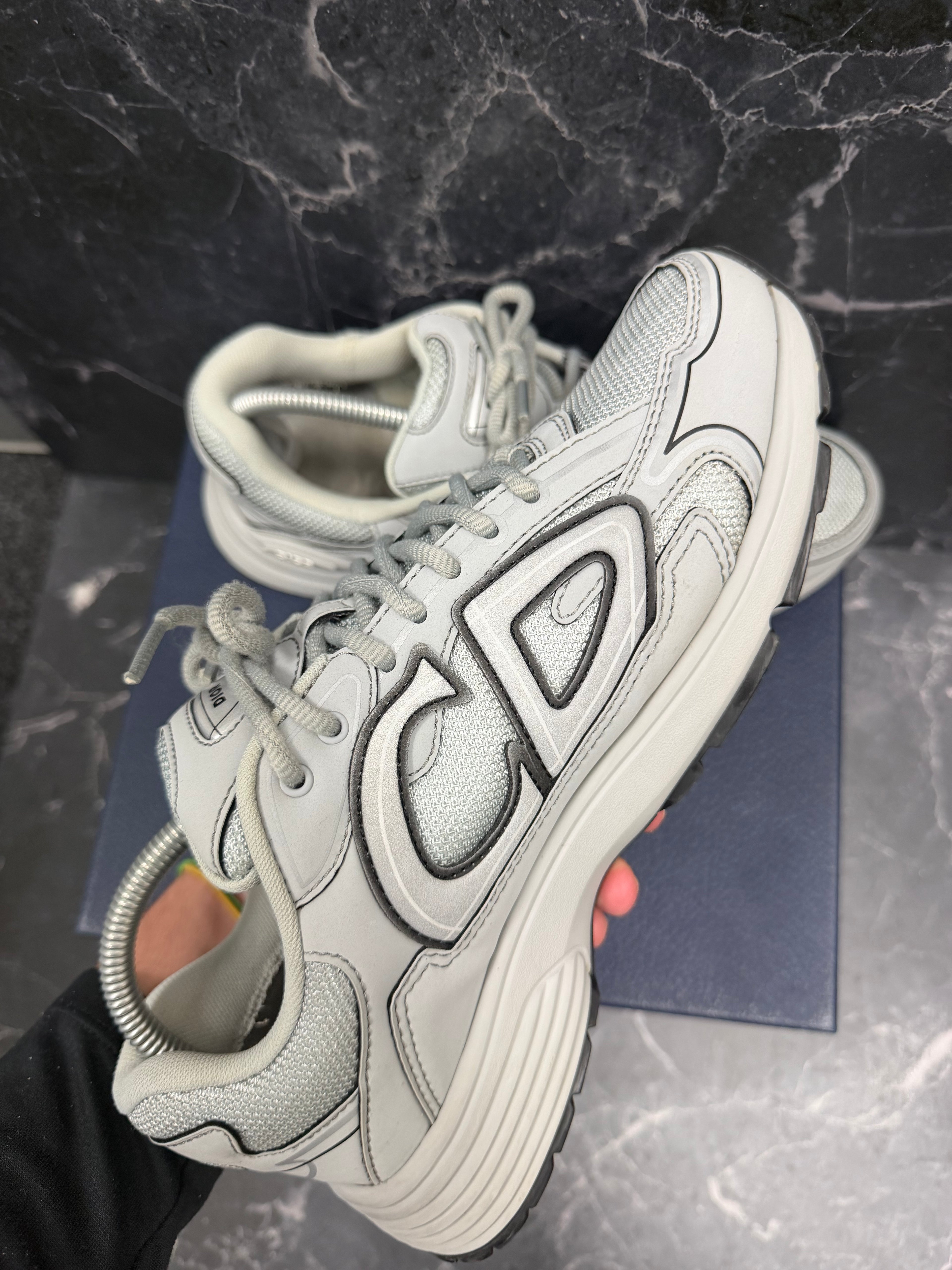 Dior B30 Sneakers – Grey | EU 40 | Excellent Used Condition | Original Box Included