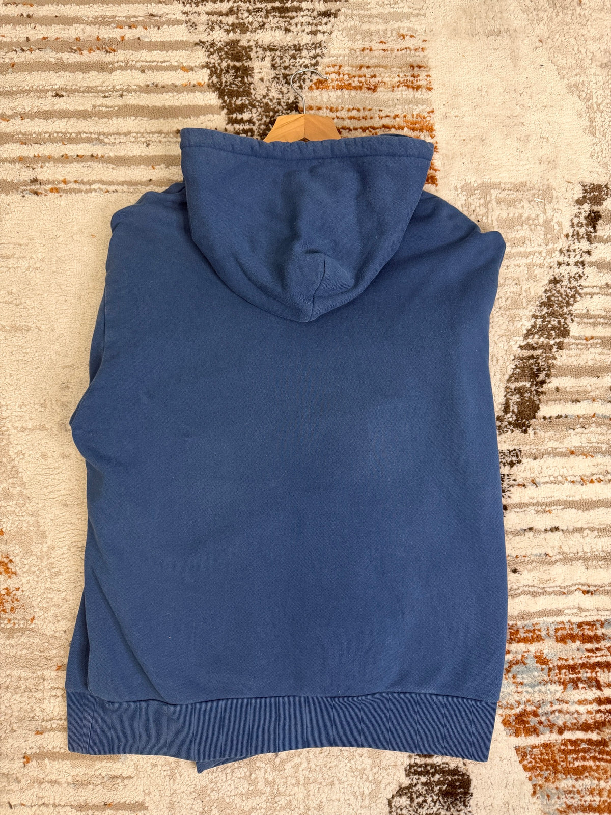 Louis Vuitton Pin Logo Hoodie - Blue - Mens Large